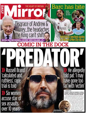 Cover of Daily Mirror
