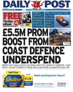 Cover of Daily Post (North Wales)