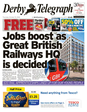 Cover of Derby Telegraph