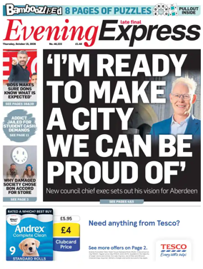 Cover of Evening Express