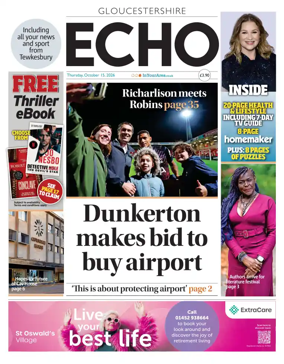 Cover of Gloucestershire Echo