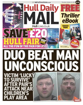 Cover of Hull Daily Mail