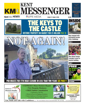 Cover of Kent Messenger Maidstone