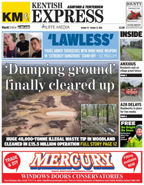 Cover of Kentish Express Ashford & District