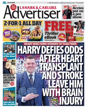 Cover of Lanark & Carluke Advertiser