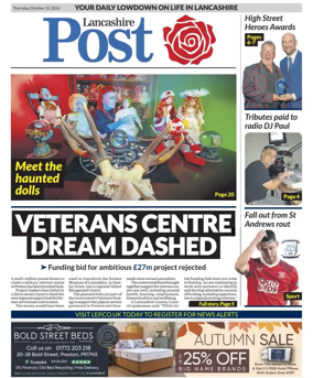 Cover of Lancashire Evening Post