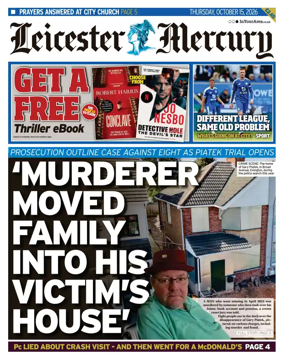 Cover of Leicester Mercury