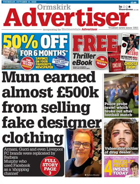Cover of Ormskirk Advertiser