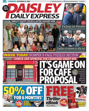 Cover of Paisley Daily Express
