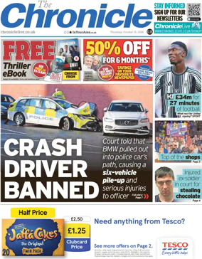 Cover of The Chronicle (UK)