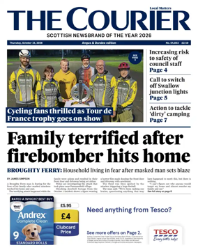 Cover of The Courier & Advertiser (Angus and Dundee)