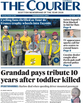 Cover of The Courier & Advertiser (Perth and Perthshire Edition)