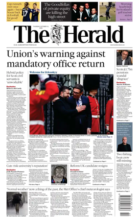 Cover of The Herald (Scotland)