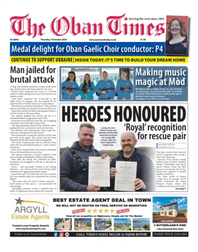 Cover of The Oban Times