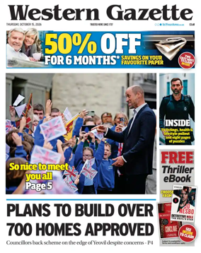 Cover of Western Gazette