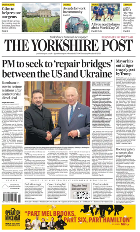 Cover of Yorkshire Post