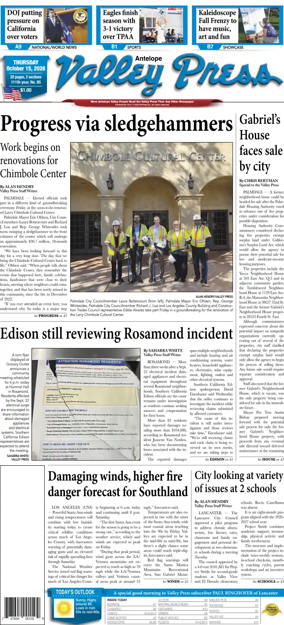 Cover of Antelope Valley Press