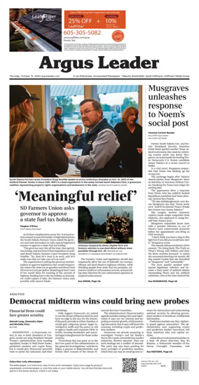 Cover of Argus Leader