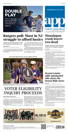 Cover of Asbury Park Press