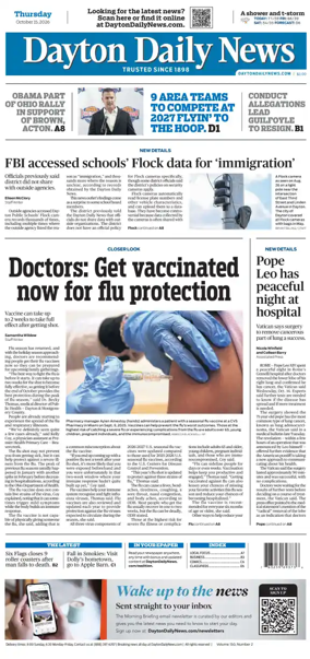 Cover of Dayton Daily News