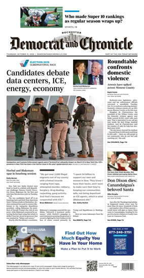 Cover of Democrat and Chronicle