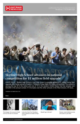 Cover of East Idaho News