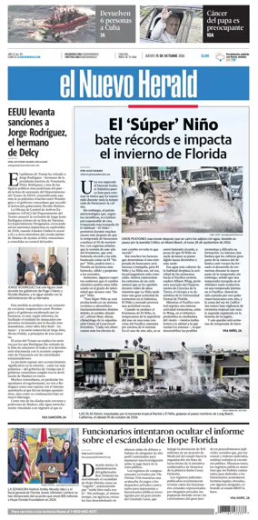 Cover of El Nuevo Herald