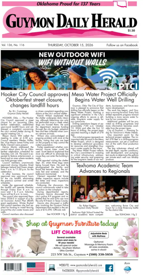 Cover of Guymon Daily Herald