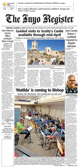 Cover of Inyo Register