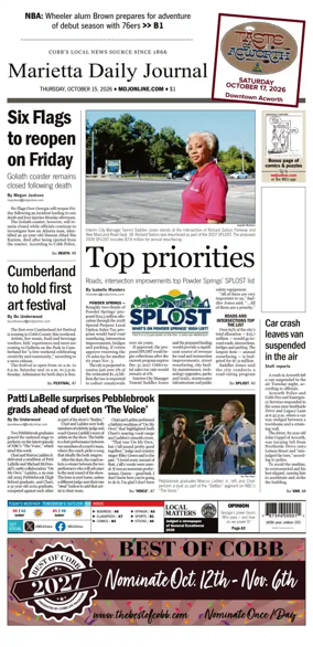 Cover of Marietta Daily Journal