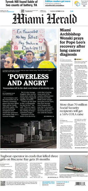 Cover of Miami Herald