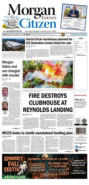 Cover of Morgan County CItizen