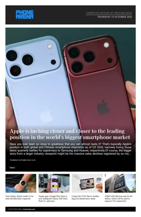 Cover of Phone Arena - Compiled Edition