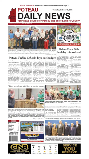 Cover of Poteau Daily News