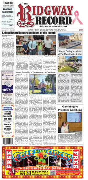 Cover of Ridgway Record