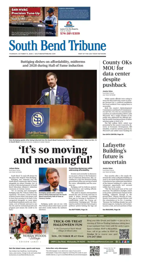 Cover of South Bend Tribune