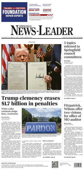 Cover of Springfield News-Leader