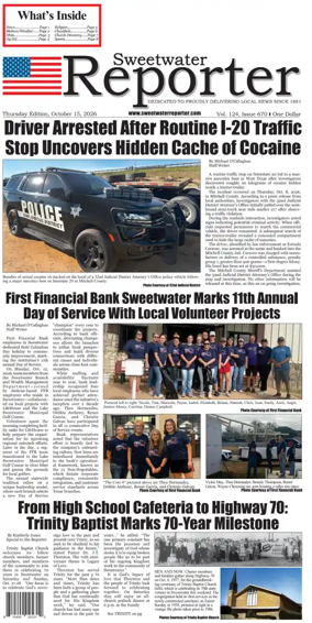Cover of Sweetwater Reporter