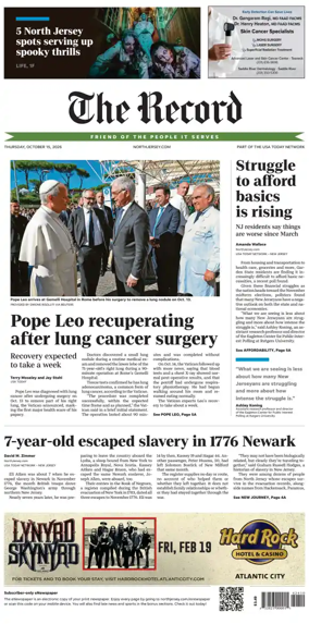 Cover of The Bergen Record