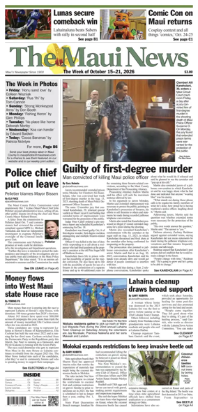 Cover of The Maui News - Weekender