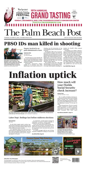 Cover of The Palm Beach Post