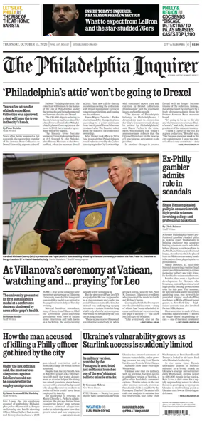 Cover of The Philadelphia Inquirer