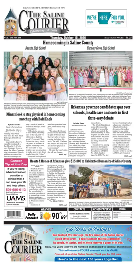 Cover of The Saline Courier