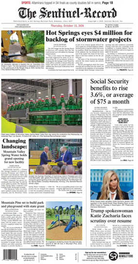Cover of The Sentinel-Record
