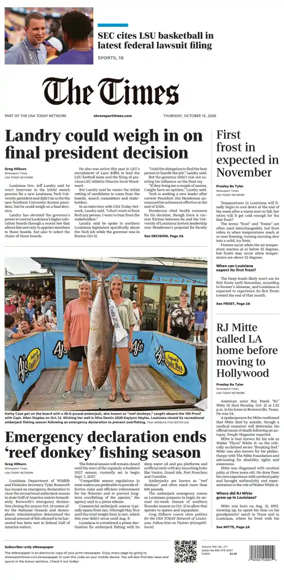 Cover of The Times (Shreveport)