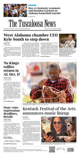 Cover of The Tuscaloosa News