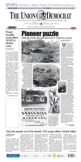 Cover of The Union Democrat