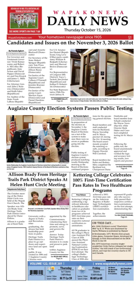 Cover of Wapakoneta Daily News