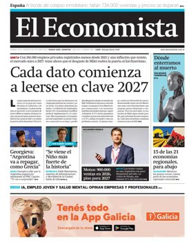 Cover of El Economista (Argentina)