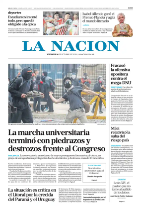 Cover of La Nacion